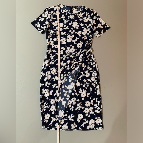 Chaps Navy Floral Midi Dress - Picture 3 of 6